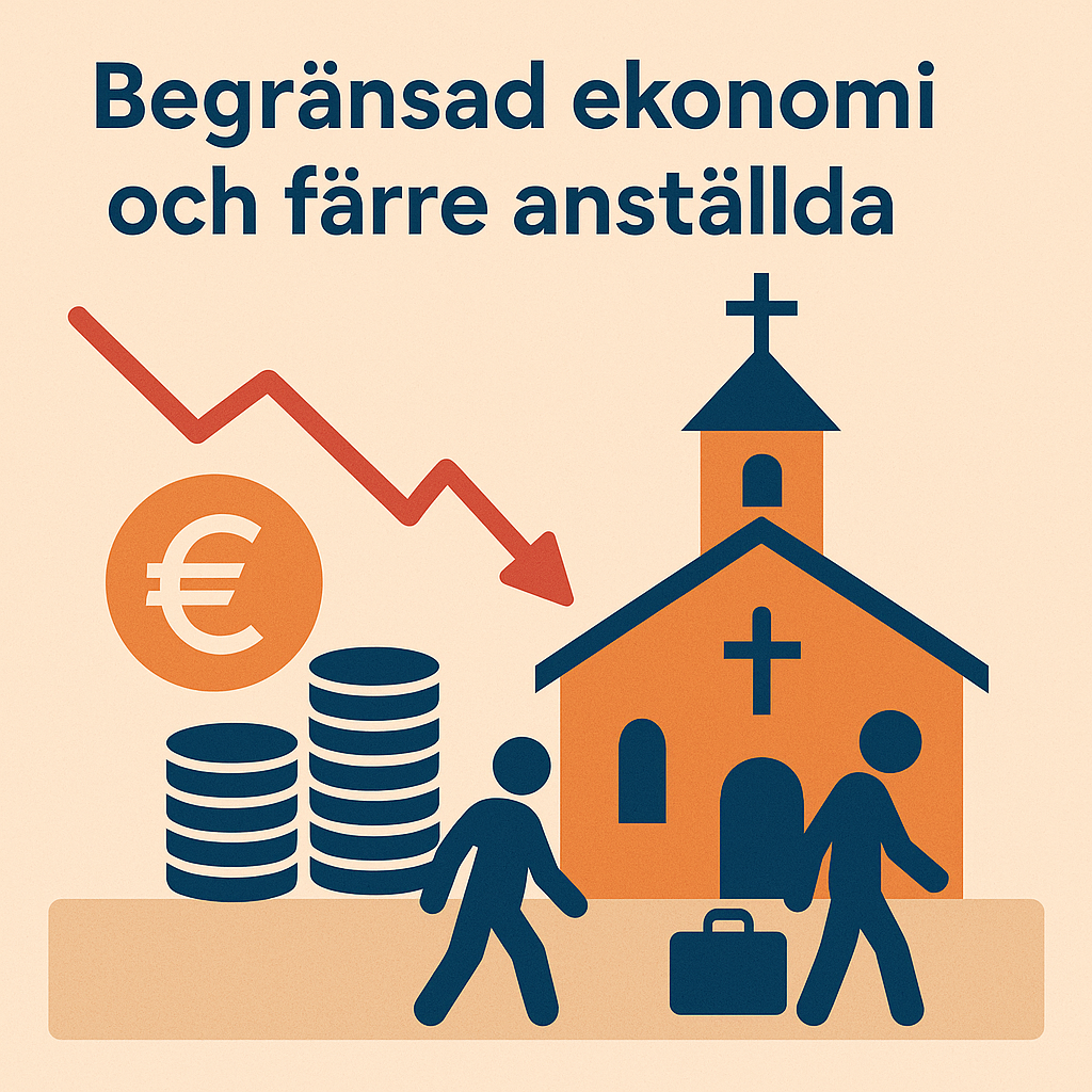 Begränsad ekonomi och färre anställda